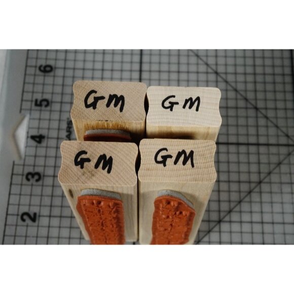 Stampin Up! THOUGHTS 4 YOU Wood Mounted Rubber Stamps 1997 - Picture 4 of 6